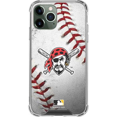 MLB Pittsburgh Pirates Game Ball iPhone 12 Pro Clear Case