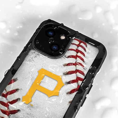 MLB Pittsburgh Pirates Game Ball iPhone 13 Mini Waterproof Case