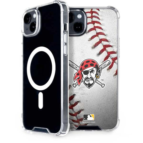 MLB Pittsburgh Pirates Game Ball iPhone 15 Plus MagSafe Case
