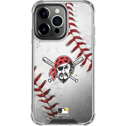 MLB Pittsburgh Pirates Game Ball iPhone 14 Pro Clear Case