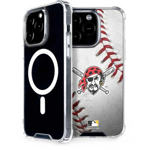 MLB Pittsburgh Pirates Game Ball iPhone 14 Pro MagSafe Case