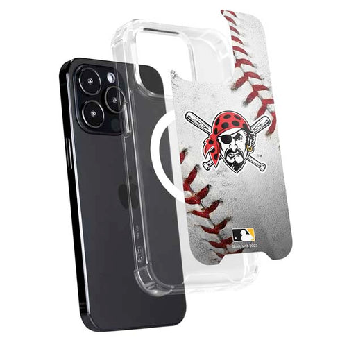 MLB Pittsburgh Pirates Game Ball iPhone 14 Pro MagSafe Case