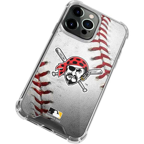 MLB Pittsburgh Pirates Game Ball iPhone 15 Pro Max Clear Case