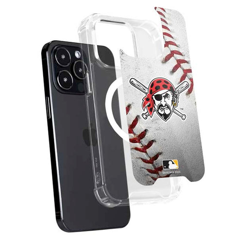 MLB Pittsburgh Pirates Game Ball iPhone 15 Pro Max MagSafe Case