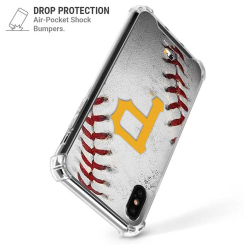MLB Pittsburgh Pirates Game Ball iPhone XS Max Clear Case