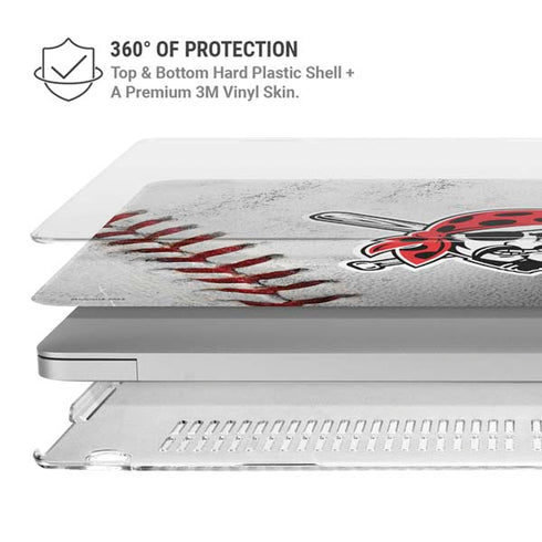 MLB Pittsburgh Pirates Game Ball MacBook Air 15in (2023-2025) Case plus Skin