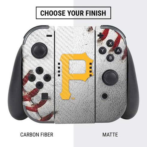 MLB Pittsburgh Pirates Game Ball Nintendo Switch Bundle Skin