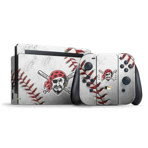 MLB Pittsburgh Pirates Game Ball Nintendo Switch Bundle Skin