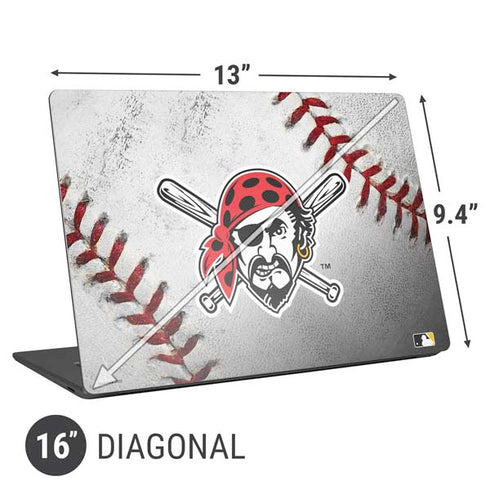 MLB Pittsburgh Pirates Game Ball Universal Laptop 16in (13 x 9.4in) Skin