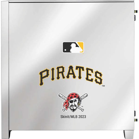 MLB Pittsburgh Pirates Jersey Home Corsair 4000D Tempered Glass Mid-Tower ATX Case Skin