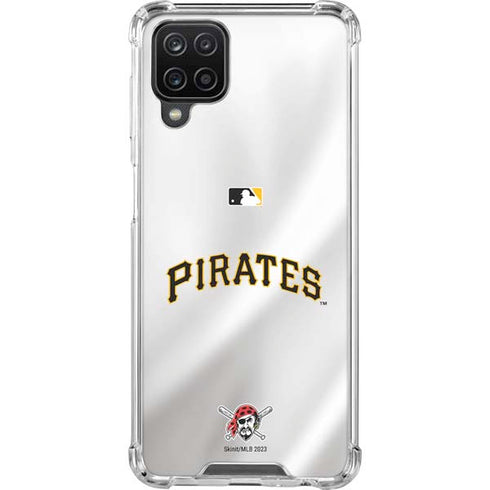 MLB Pittsburgh Pirates Jersey Home Galaxy A12 Clear Case
