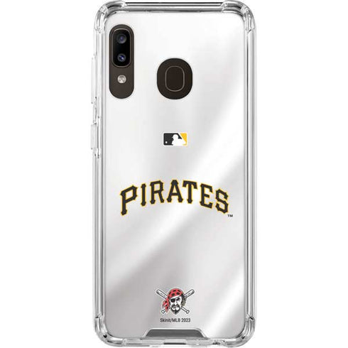 MLB Pittsburgh Pirates Jersey Home Galaxy A30 Clear Case