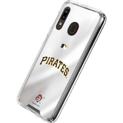 MLB Pittsburgh Pirates Jersey Home Galaxy A30 Clear Case