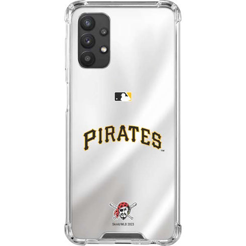 MLB Pittsburgh Pirates Jersey Home Galaxy A32 5G Clear Case