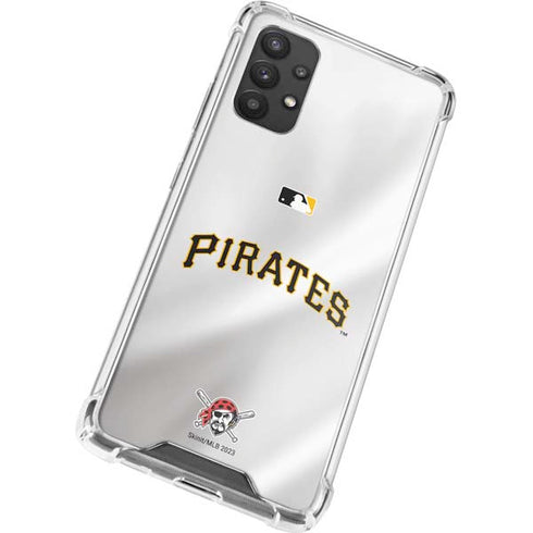 MLB Pittsburgh Pirates Jersey Home Galaxy A32 5G Clear Case