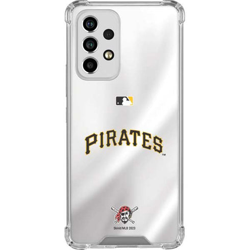 MLB Pittsburgh Pirates Jersey Home Galaxy A53 5G Clear Case