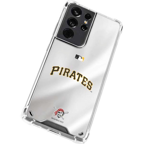 MLB Pittsburgh Pirates Jersey Home Galaxy S21 Ultra 5G Clear Case