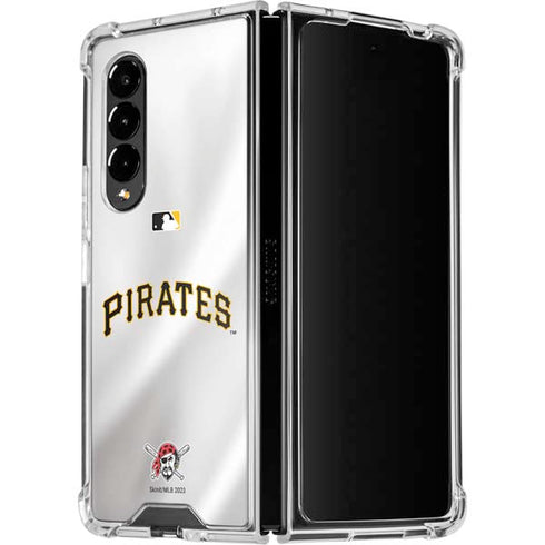 MLB Pittsburgh Pirates Jersey Home Galaxy Z Fold4 5G Clear Case