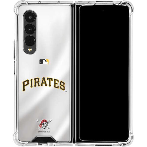 MLB Pittsburgh Pirates Jersey Home Galaxy Z Fold4 5G Clear Case