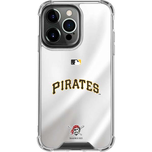 MLB Pittsburgh Pirates Jersey Home iPhone 14 Pro Clear Case