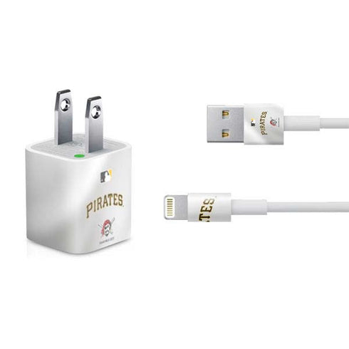 MLB Pittsburgh Pirates Jersey Home iPhone Charger (5W USB) Skin