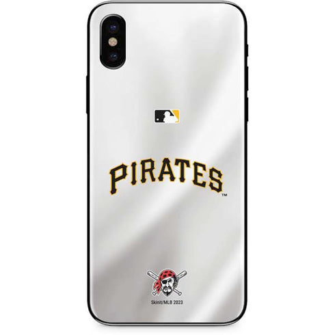 MLB Pittsburgh Pirates Jersey Home iPhone X Skin