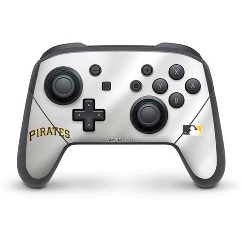 MLB Pittsburgh Pirates Jersey Home Nintendo Switch Pro Controller Skin