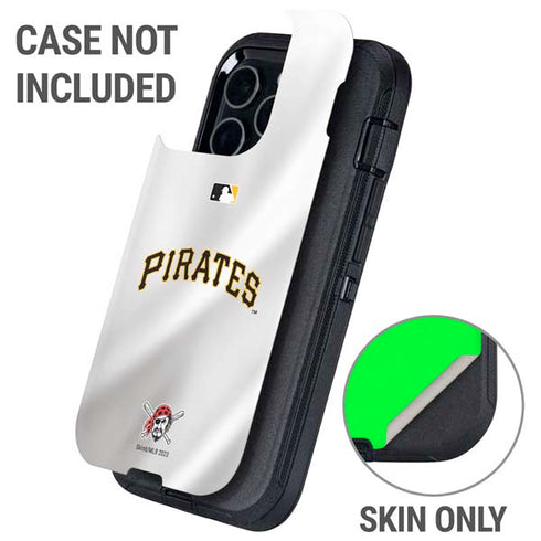 MLB Pittsburgh Pirates Jersey Home Otterbox Defender iPhone Skin