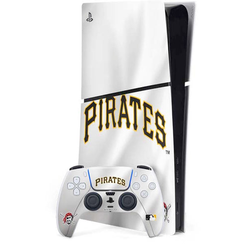 MLB Pittsburgh Pirates Jersey Home PS5 Slim Digital Edition Console Skin