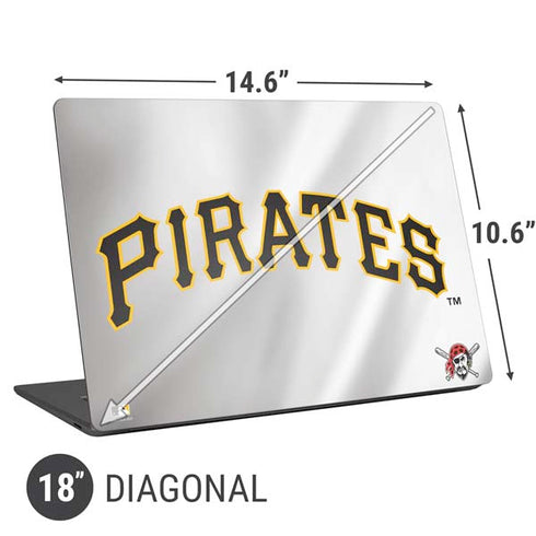 MLB Pittsburgh Pirates Jersey Home Universal Laptop 18in (14.6 x 10.6in) Skin
