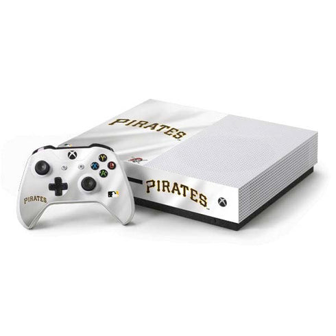 MLB Pittsburgh Pirates Jersey Home Xbox One S Console and Controller Bundle Skin