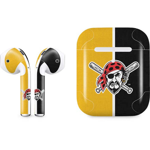 MLB Pittsburgh Pirates Split Apple AirPods 2 Skin