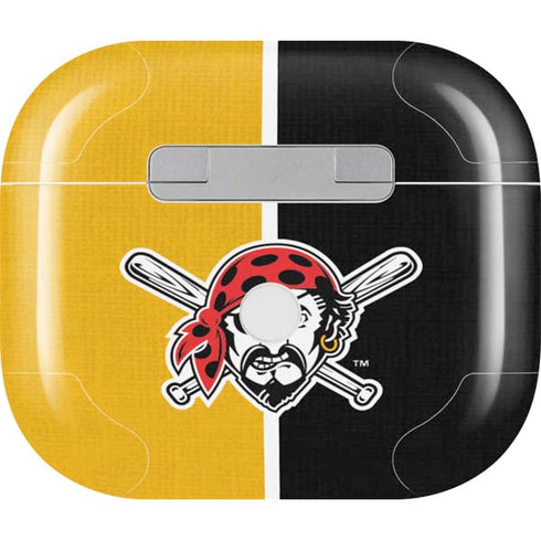 MLB Pittsburgh Pirates Split Apple AirPods (3rd Gen 2021) Skin