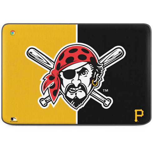 MLB Pittsburgh Pirates Split HP Chromebook Skin