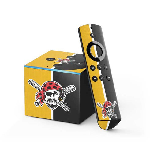 MLB Pittsburgh Pirates Split Fire TV Cube Skin