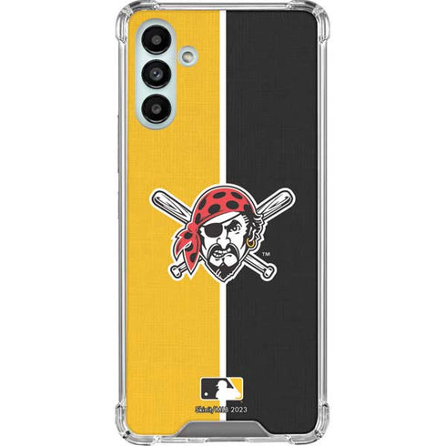 MLB Pittsburgh Pirates Split Galaxy A13 5G Clear Case