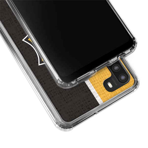 MLB Pittsburgh Pirates Split Galaxy A21 Clear Case