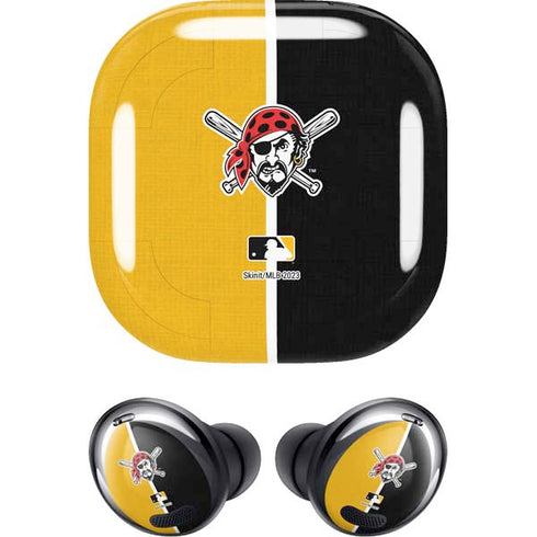 MLB Pittsburgh Pirates Split Galaxy Buds Pro Skin