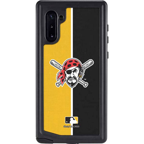MLB Pittsburgh Pirates Split Galaxy Note 10 Waterproof Case