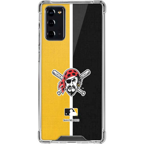 MLB Pittsburgh Pirates Split Galaxy Note20 5G Clear Case