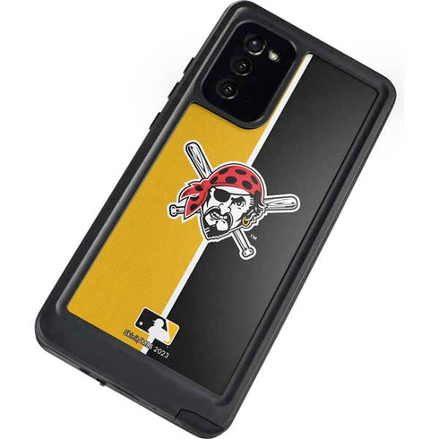 MLB Pittsburgh Pirates Split Galaxy Note20 5G Waterproof Case