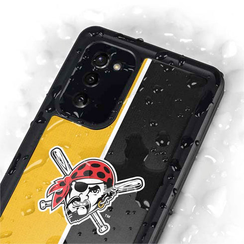 MLB Pittsburgh Pirates Split Galaxy Note20 5G Waterproof Case