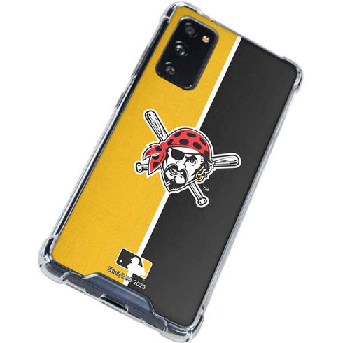 MLB Pittsburgh Pirates Split Galaxy S20 FE Clear Case