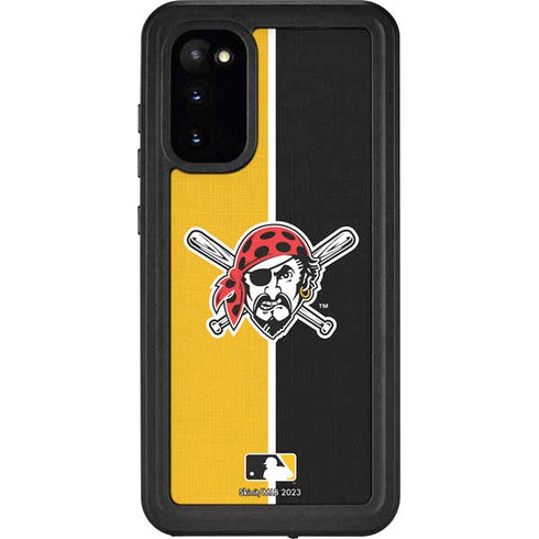 MLB Pittsburgh Pirates Split Galaxy S20 Waterproof Case