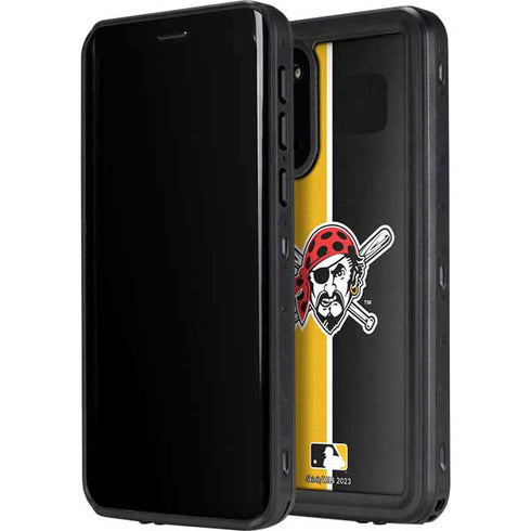 MLB Pittsburgh Pirates Split Galaxy S20 Waterproof Case