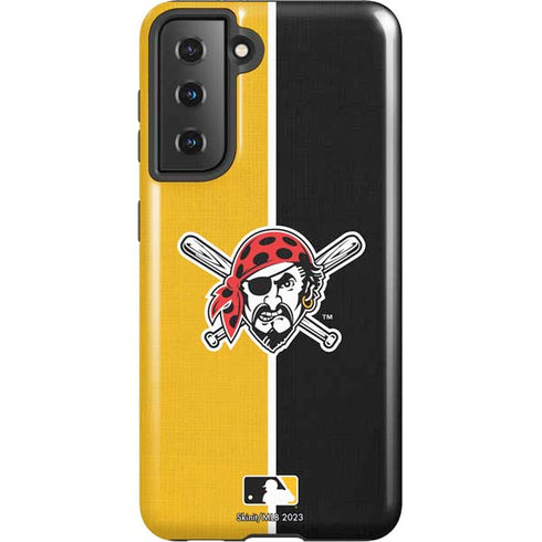 MLB Pittsburgh Pirates Split Galaxy S21 5G Pro Case