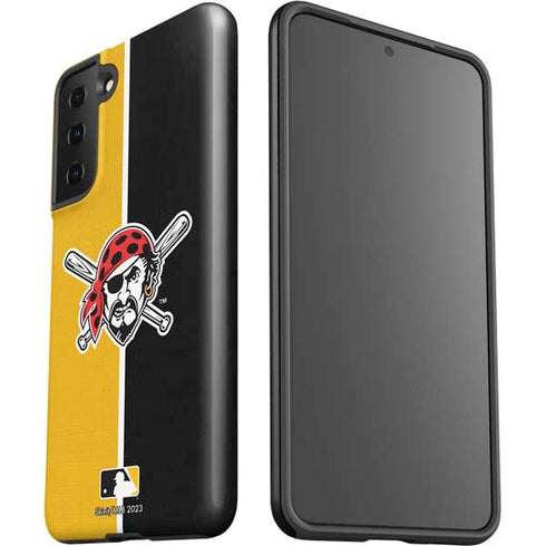 MLB Pittsburgh Pirates Split Galaxy S21 FE Pro Case
