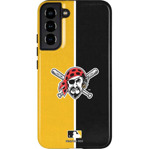 MLB Pittsburgh Pirates Split Galaxy S22 Plus Pro Case