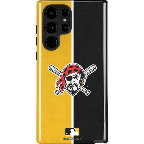 MLB Pittsburgh Pirates Split Galaxy S22 Ultra Pro Case