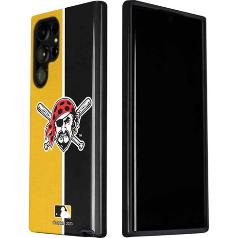 MLB Pittsburgh Pirates Split Galaxy S22 Ultra Pro Case